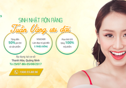 Mừng sinh nhật – Thu Cúc Clinics ưu đãi KHỦNG trên toàn hệ thống