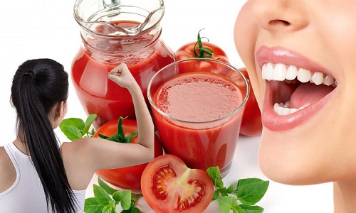 Cà chua có chứa rất nhiều thành phần vitamin C sẽ cung cấp cho bạn một là da mịn màng trắng hồng, thâm sạm.
