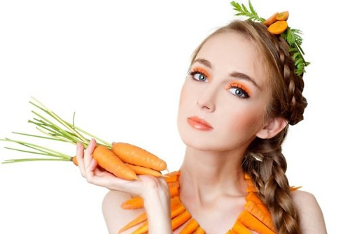 Cà rốt là nguyên liệu tự nhiên giúp điều trị tàn nhang trên da hiệu quả.