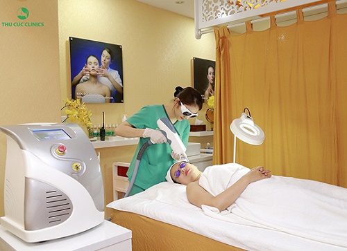 Thu Cúc Clinics ứng dụng rất thành công trị nám tàn nhang bằng công nghệ Laser YAG. 