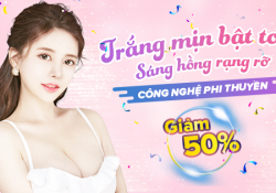 Da khỏe trắng hồng với công nghệ phi thuyền: Ưu đãi 50%