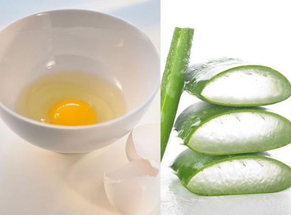 Hỗn hợp nha đam và lòng trắng trứng gà chứa nhiều protein giúp làn da khỏe mạnh, dẻo dai.