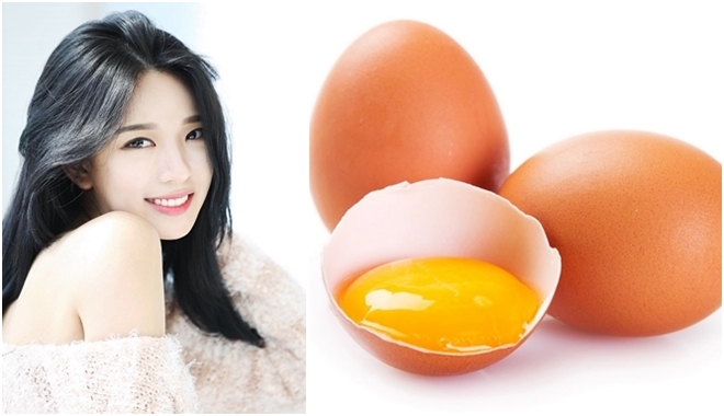 Thành phần từ trứng gà sẽ khiến se khít lỗ chân lông, lấy đi các tế bào chết trên da của bạn.